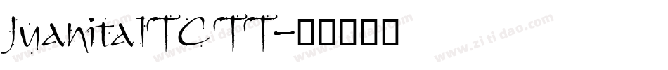 JuanitaITC TT字体转换